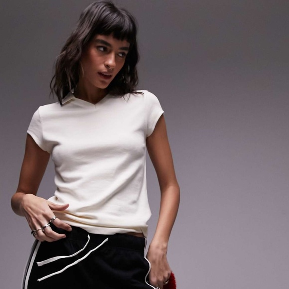 Topshop collared tee - Picture 1 of 5